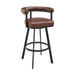 Magnolia - Swivel Stool - Black Metal - Simple Home Plus