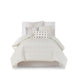 Brooklyn - Twin Comforter Set - Ivory - Simple Home Plus