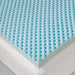 Twin Gel Memory Foam Hypoallergenic Cooling Mattress Topper - Blue - Simple Home Plus