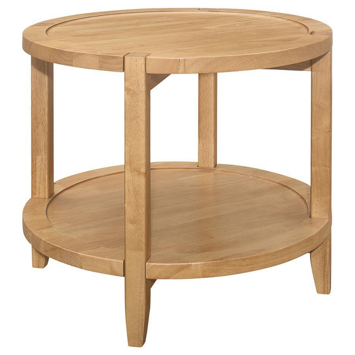 Camillo - Round Coffee And End Table Set - Simple Home Plus