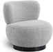 Calais - Accent Chair With Black Base - Simple Home Plus