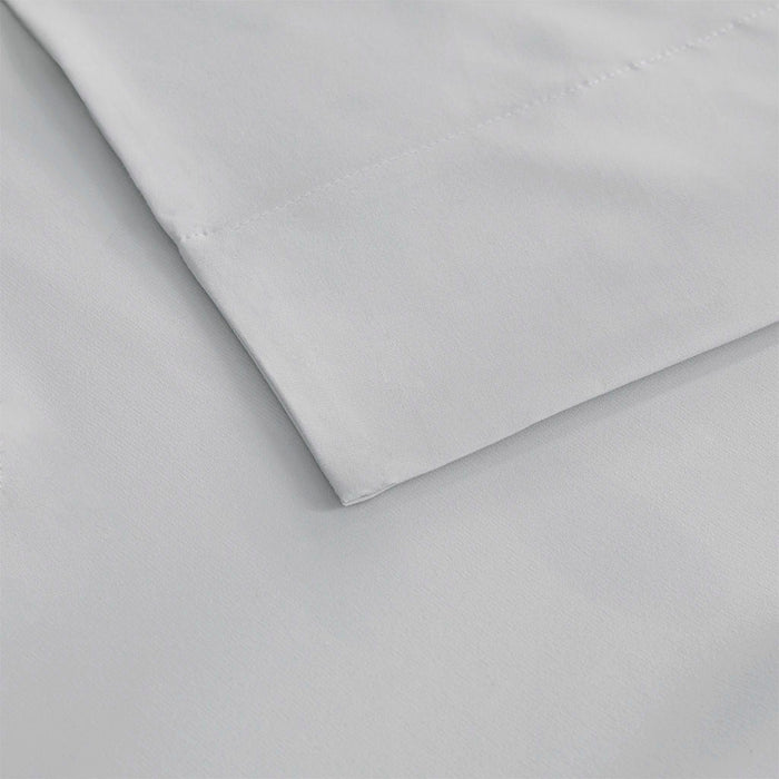 Queen Smart Cool Microfiber Sheet Set - Light Gray - Simple Home Plus