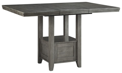 Hallanden - Gray - Rectangular Dining Room Counter Extension Table - Simple Home Plus