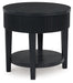 Marstream - Black - Round End Table - Simple Home Plus