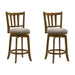 Wren - Modern Farmhouse Swivel Wood Counter Height Kitchen Bar Stool - Simple Home Plus