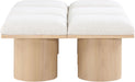 Pavilion - 6 Piece Modular Bench With Natural Base - Simple Home Plus