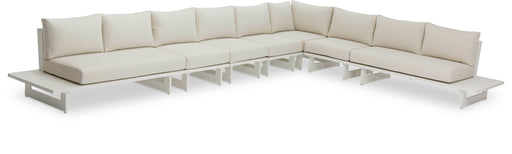 Maldives - 7 Piece Water Resistant Outdoor Patio Modular Sectional With White Base - Simple Home Plus