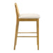Lucio - Modern Farmhouse Wood Bar Height Kitchen Bar Stool - Simple Home Plus
