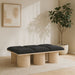 Pavilion - 6 Piece Modular Bench With Natural Base - Simple Home Plus