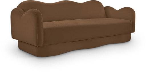 Bloom - Velvet Sofa - Saddle - Simple Home Plus
