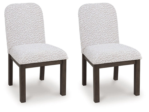 Neo - Rich Brown - Dining Upholstered Side Chair (Set of 2) - Simple Home Plus