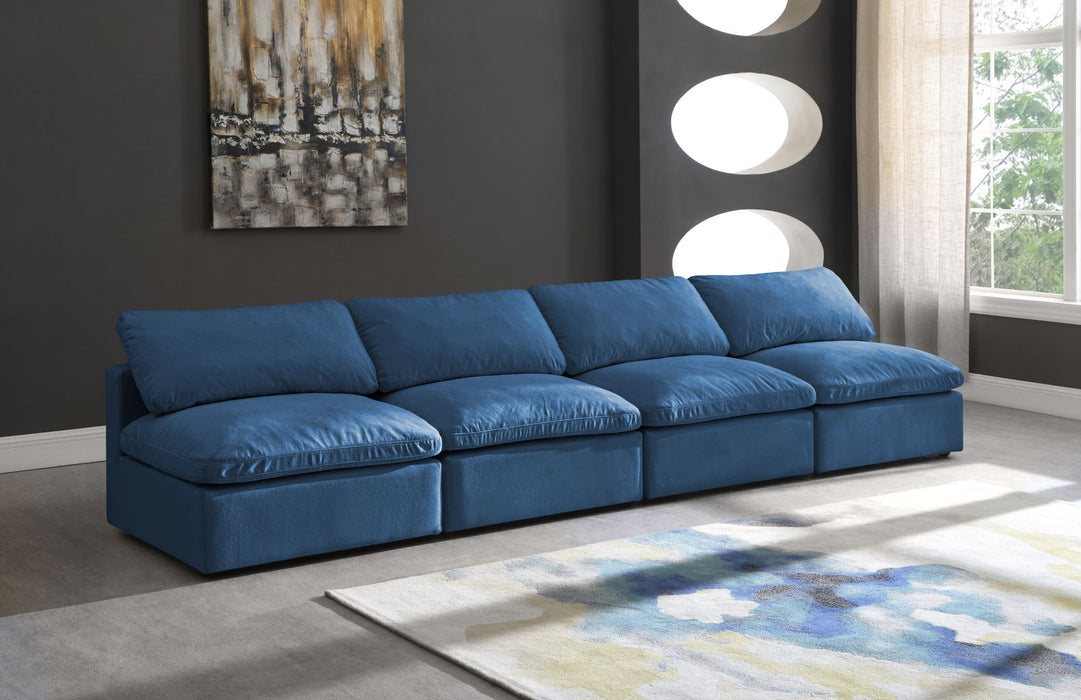 Plush - Modular Armless 4 Seat Sofa - Simple Home Plus
