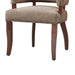Dawson - Arm Dining Chair - Brown - Simple Home Plus