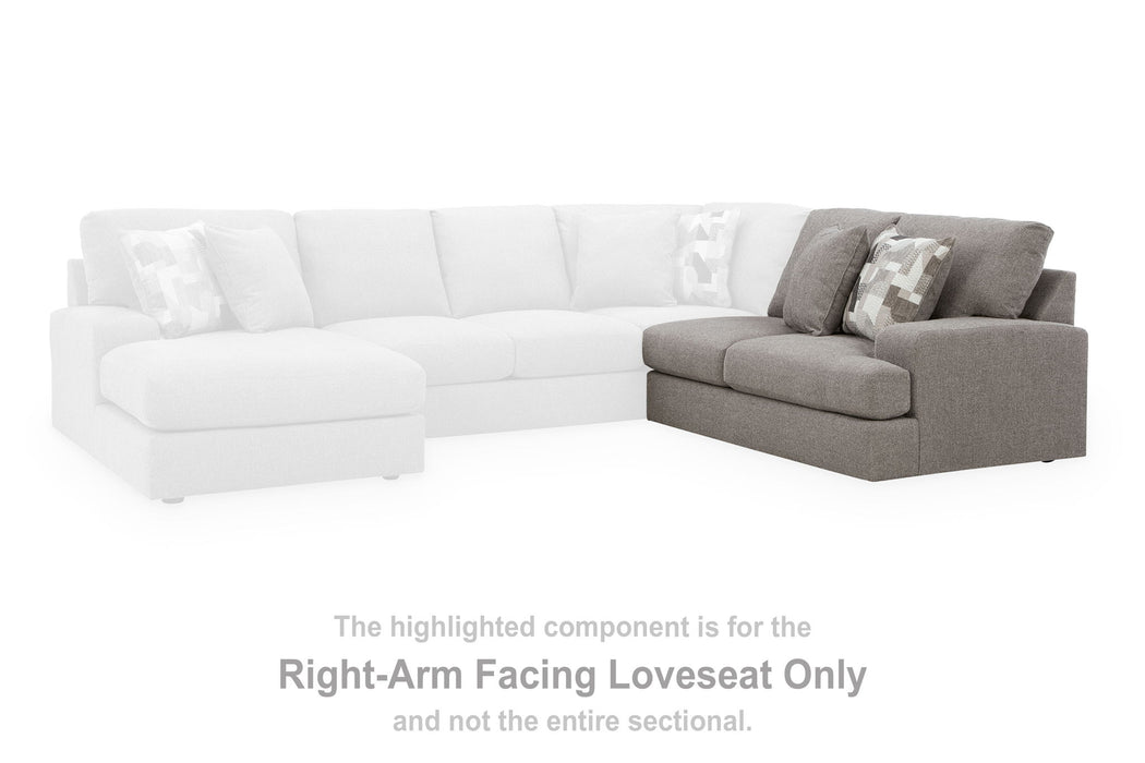Lindon - RAF Loveseat - Smoke - Simple Home Plus