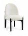 Torino - Upholstered Dining Chair With Brushed Black Base (Set of 2) - Simple Home Plus