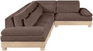 Turin - Chenille Fabric Upholstered Modular Sectional - Brown - Simple Home Plus