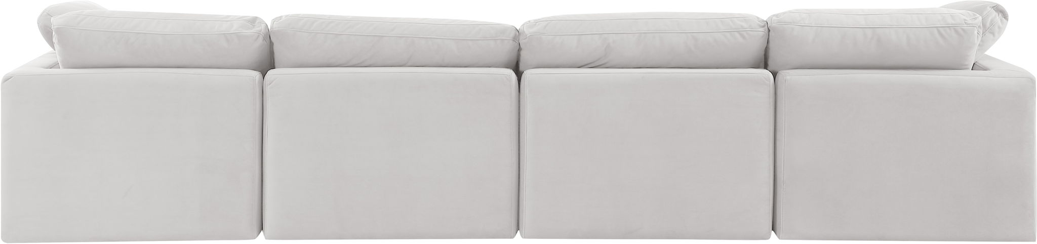 Indulge - Velvet 4 Seat Modular Sofa - Simple Home Plus