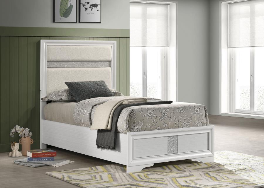 Miranda - Upholstered Panel Bed - Simple Home Plus