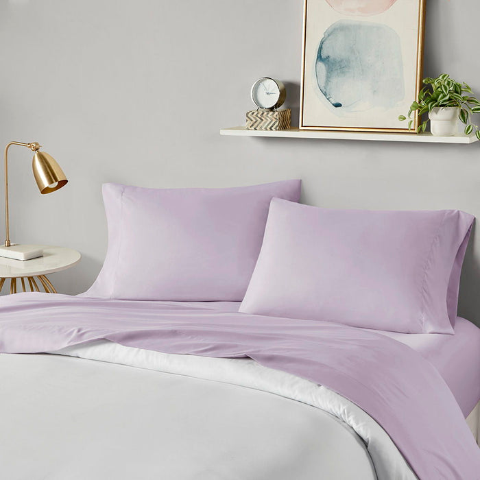 Microfiber - All Season Soft Touch Twin Long Sheet Set - Lavender - Simple Home Plus