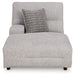 Acklen Place - Laf Power Reclining Back Chaise - Pewter - Simple Home Plus