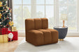 Arc - Velvet Straight Chair - Saddle - Simple Home Plus