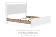 Kinlanni - King Panel Rails - Tan - Simple Home Plus