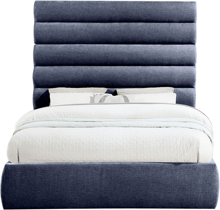 Adam - Chenille Fabric Bed With 70.5" Headboard - Simple Home Plus