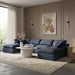 Indulge - Linen 6 Piece Modular Double Chaise Sectional - Simple Home Plus
