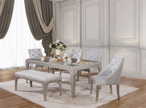 Diocles - Bench - Silver / Gray - Simple Home Plus