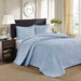 Quebec - Queen Reversible Bedspread Set - Blue - Simple Home Plus