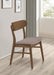 Dortch - Dining Side Chair (Set of 2) - Walnut And Brown - Simple Home Plus