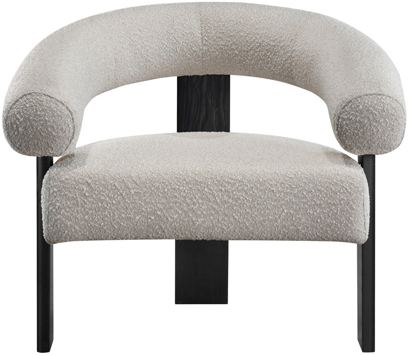 Winston - Accent Chair With Black Legs - Simple Home Plus
