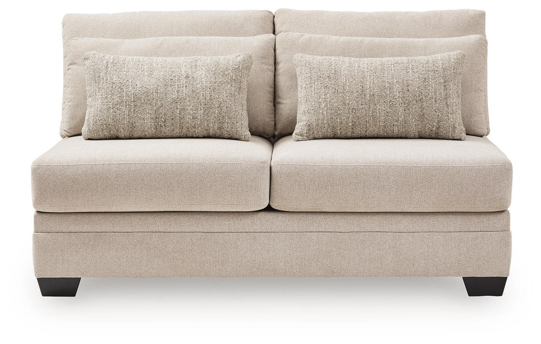 Mandi Point - Armless Loveseat - Marble
