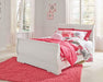 Anarasia - Full Sleigh Rails - White - Simple Home Plus