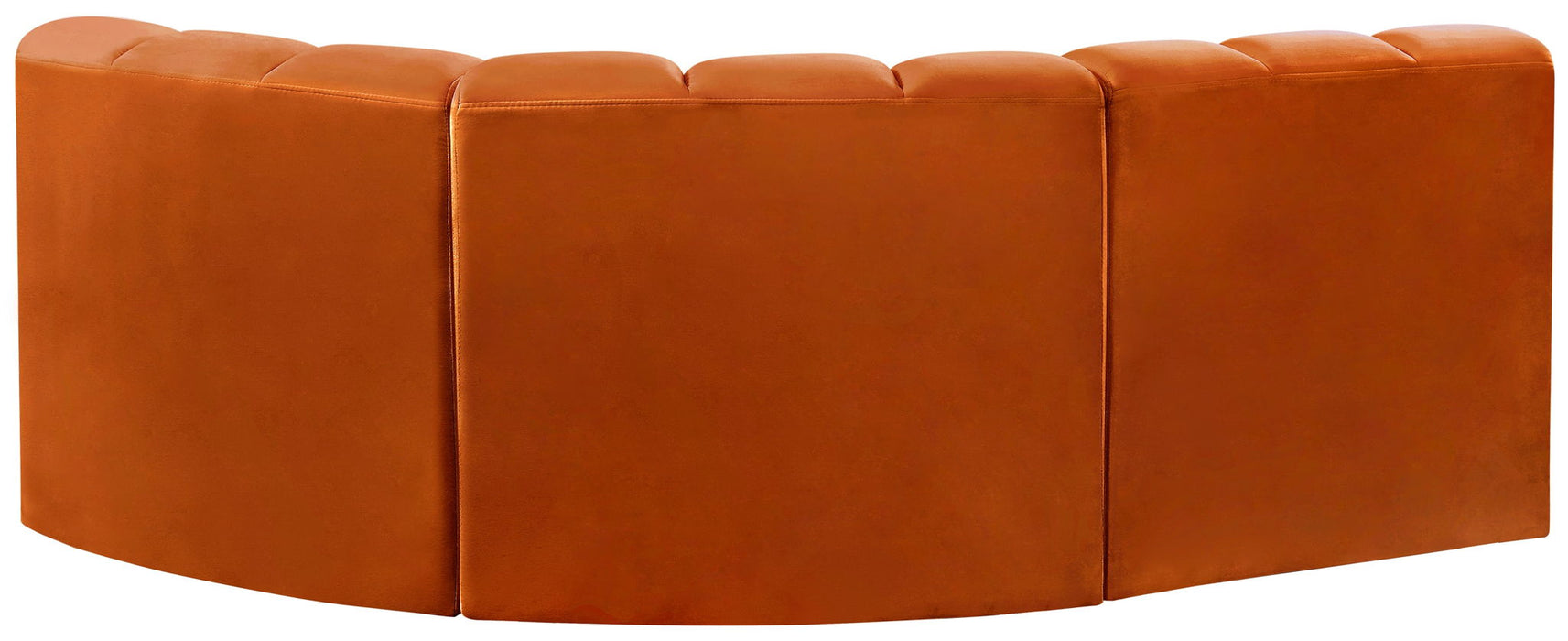 Arc - Velvet 3 Piece Sofa - Simple Home Plus
