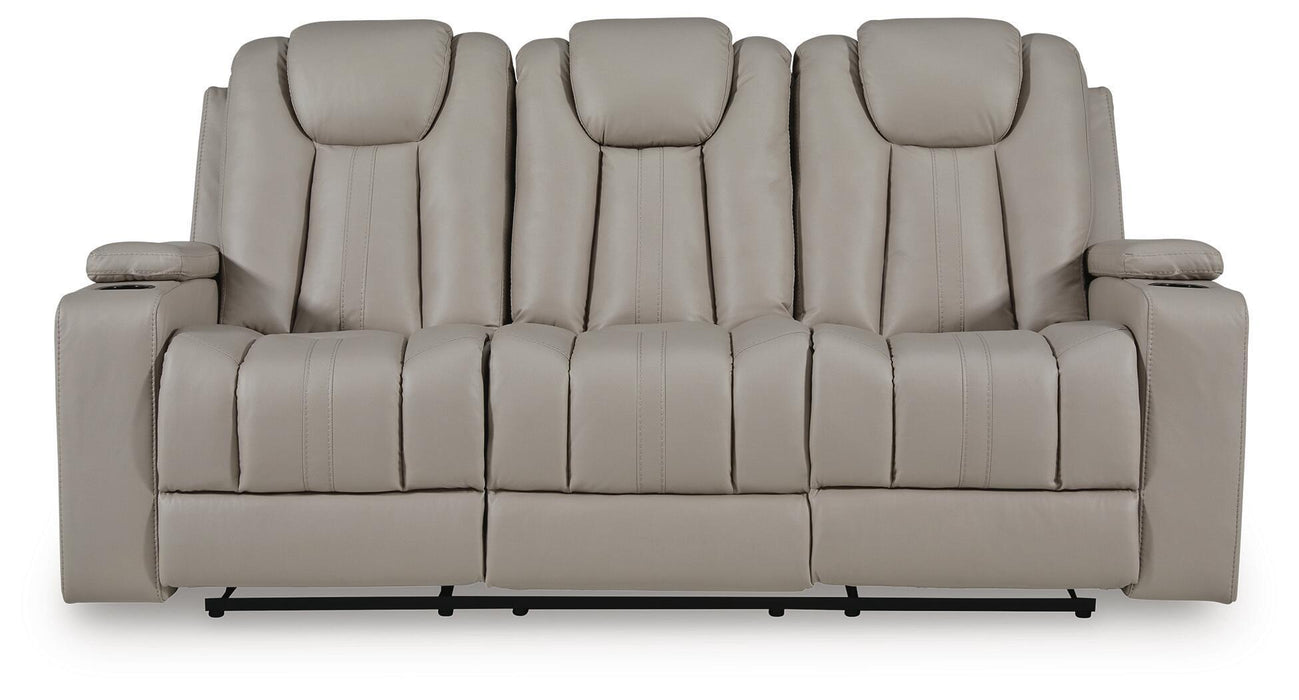 Elevate Edges - Reclining Sofa With Drop Down Table - Coin - Simple Home Plus