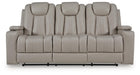 Elevate Edges - Reclining Sofa With Drop Down Table - Coin - Simple Home Plus