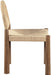 Bohemia - Woven Seagrass Cord And Solid Wood Dining Chair (Set of 2) - Beige - Simple Home Plus