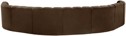 Arc - Velvet 8 Piece U-Shaped Modular Sofa - Simple Home Plus