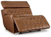 Temmpton - Laf Zero Wall Power Recliner - Chocolate - Simple Home Plus