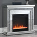 Lorelai - Rectangular Freestanding Fireplace - Mirror - Simple Home Plus
