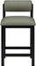 Roundhill - Faux Leather Counter Stool - Black Frame - Simple Home Plus