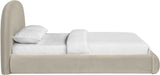 Celine - Upholstered Bed - Cream - Simple Home Plus