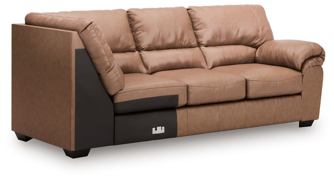 WillowBend - RAF Sofa With Corner Wedge - Caramel - Simple Home Plus