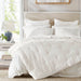 Breeze - Full/Queen Cotton Gauze Embroidered Quilt Set - White - Simple Home Plus