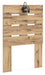 Larstin - Twin Panel Headboard - Brown - Simple Home Plus