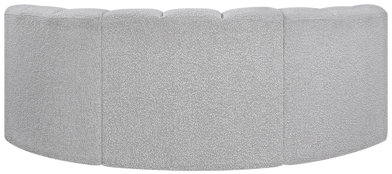Arc - Boucle Fabric 3 Piece Modular U-Shaped Sofa - Simple Home Plus