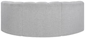 Arc - Boucle Fabric 3 Piece Modular U-Shaped Sofa - Simple Home Plus