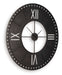 Lytle - Wall Clock - Antique Brown - Simple Home Plus
