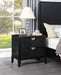Brookmead - 2-Drawer Nightstand - Black - Simple Home Plus